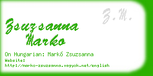 zsuzsanna marko business card